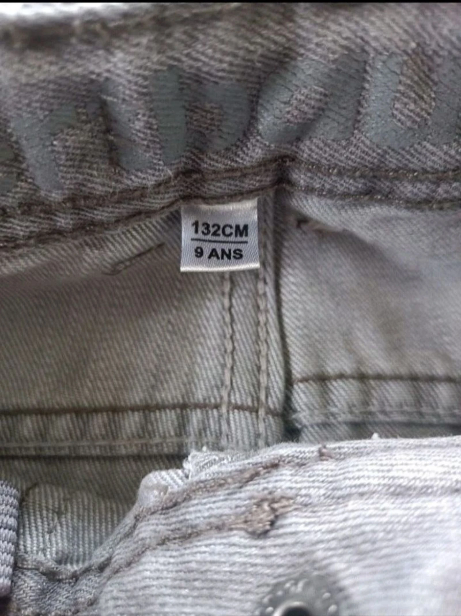Gray jeans Vertbaudet 9 years old – photo 4